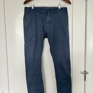 Blue Pants J Crew Flex 30x30 Slim